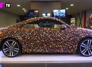 Un Audi TT “îmbrăcat“ în ciocolată
