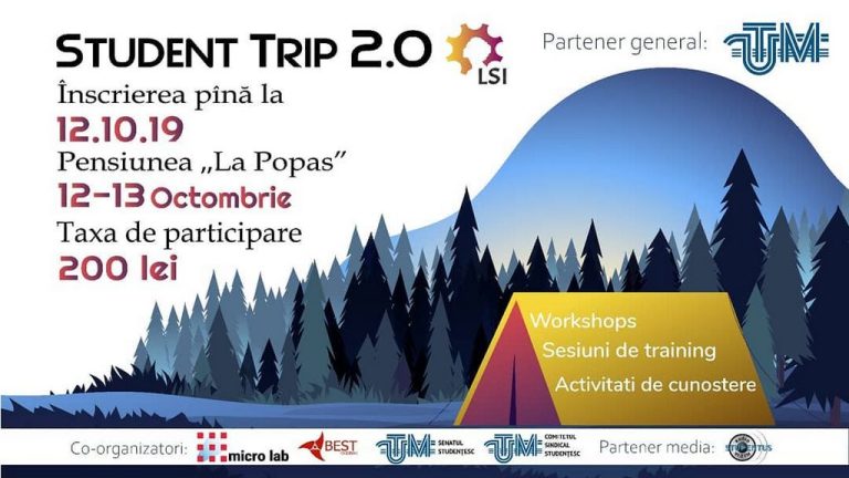 Liga Studentelor în Inginerie de la UTM te invită la ”Student Trip 2.0” Liga Studentelor în Inginerie de la UTM te invită la ”Student Trip 2.0”