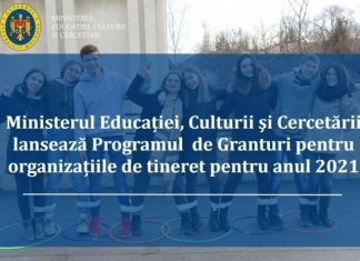 Granturi pentru organizațiile de tineret pentru anul 2021 Program de granturi