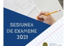 Prima probă de examen din cadrul sesiunii 2021 pentru absolvenții gimnaziilor Sesiunea de examene 2021